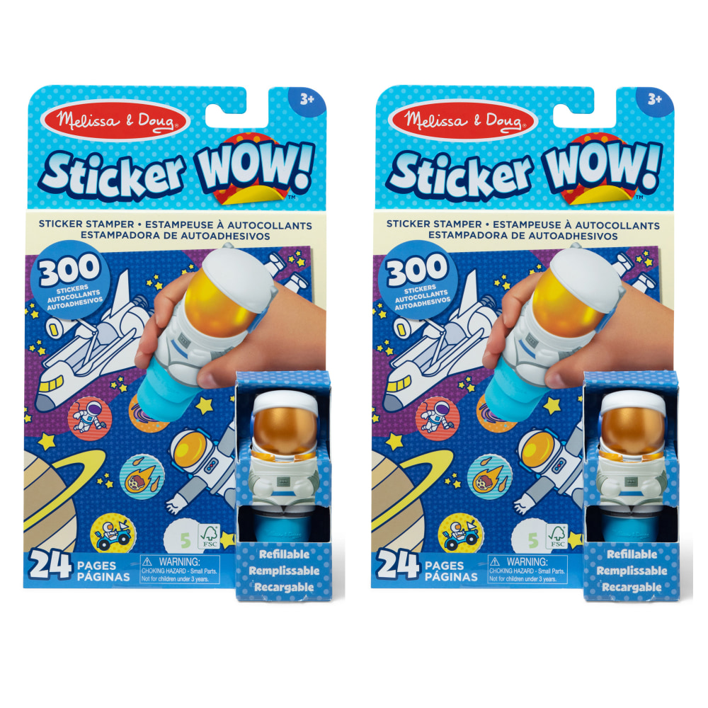 Melissa & Doug Sticker WOW! Activity Pad Set,