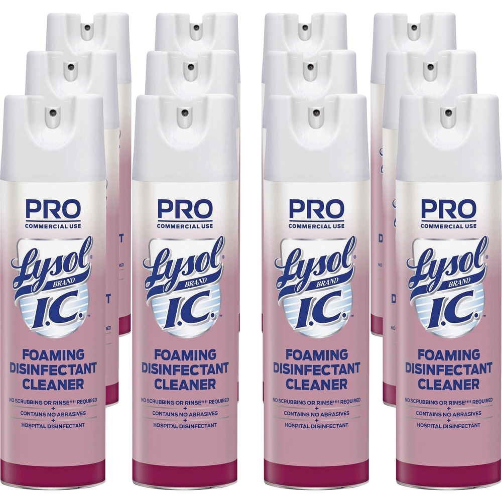 Lysol® I.C. Foam Disinfectant, 24 Fl Oz, White,