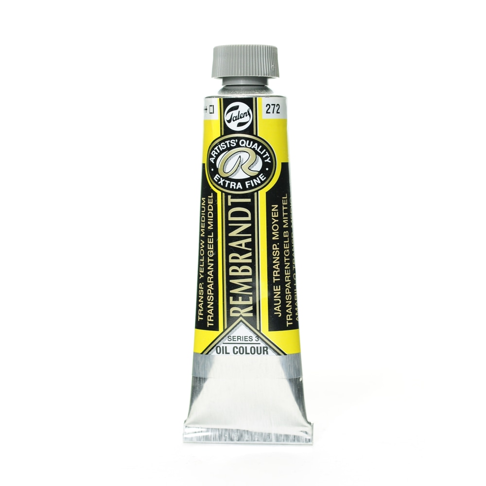 Rembrandt Artist's Oil Colors, 40 mL, Transparent Yellow