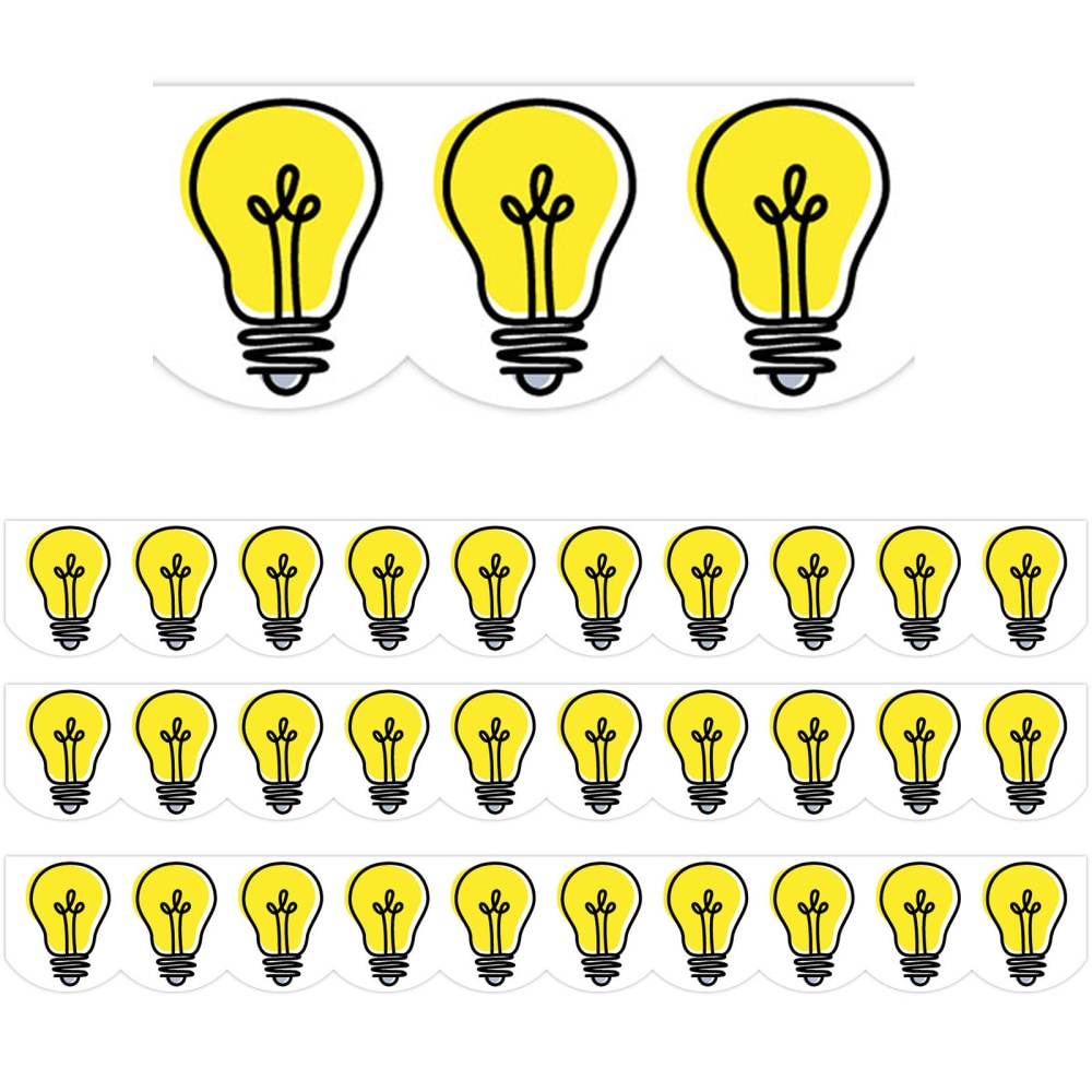 Creative Teaching Press® EZ Borders, Doodle Lightbulbs, 48’