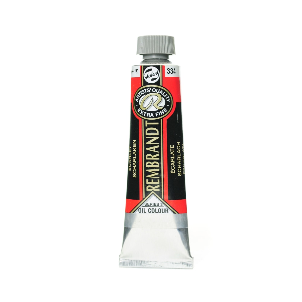 Rembrandt Artist&#x27;s Oil Colors, 40 mL, Scarlet, 334