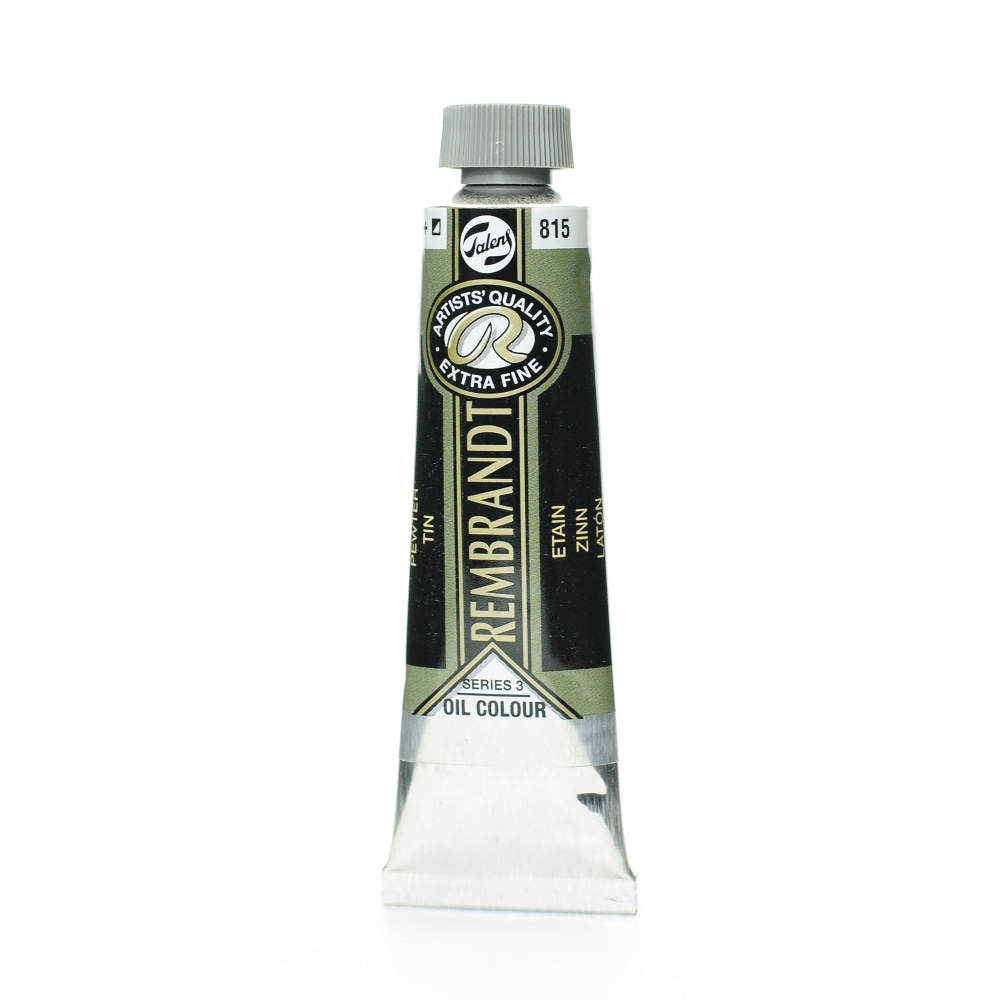 Rembrandt Artist&#x27;s Oil Colors, 40 mL, Pewter, 815