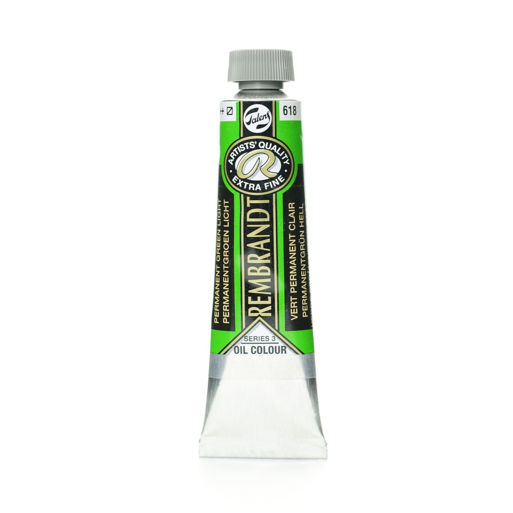 Rembrandt Artist&#x27;s Oil Colors, 40 mL, Permanent Green