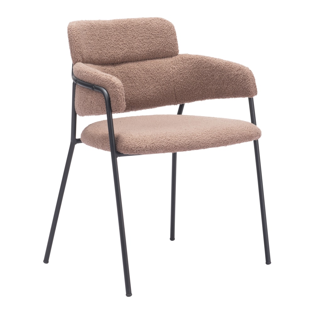 Zuo Marcel Dining Accent Chairs, Brown, Set Of