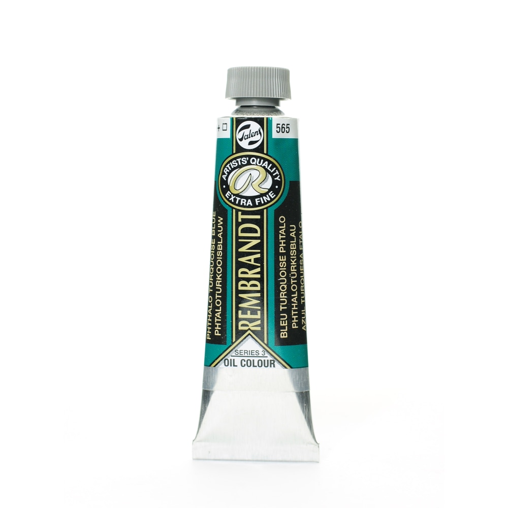 Rembrandt Artist&#x27;s Oil Colors, 40 mL, Phthalo Turquoise