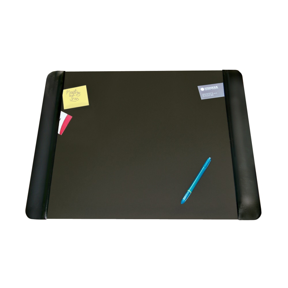 Artistic Matte Black Executive Desk Pad - Rectangular