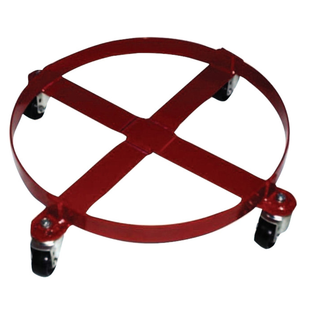 HNI Welded Drum Dolly, 4-Wheel, 800 lb, 6-1/4