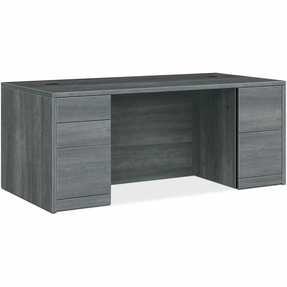 HON 0500 Series Sterling Ash Laminate Desking, 29.5"H