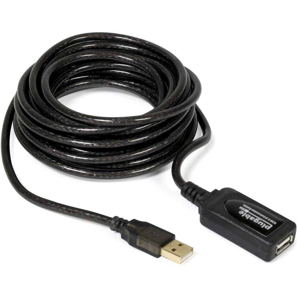 Plugable 5 Meter (16 Foot) USB 2.0 Active