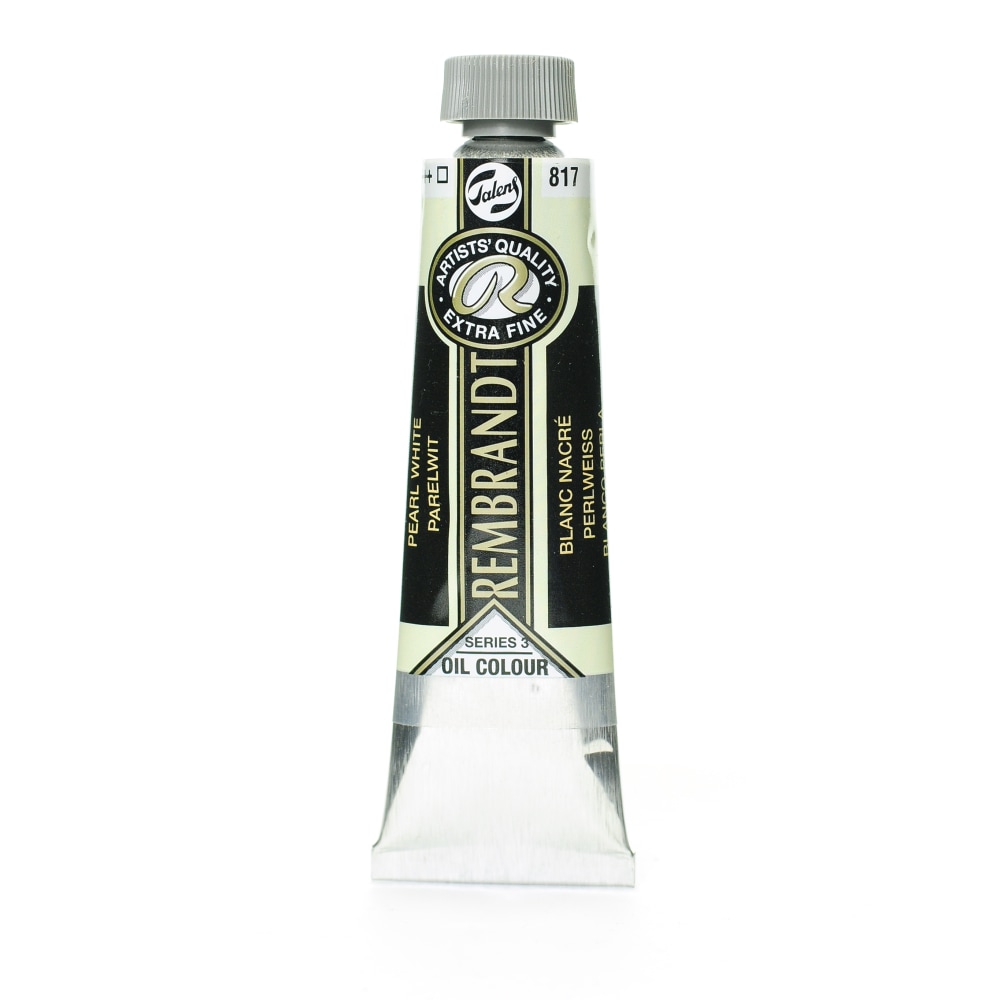 Rembrandt Artist&#x27;s Oil Colors, 40 mL, Pearl White,