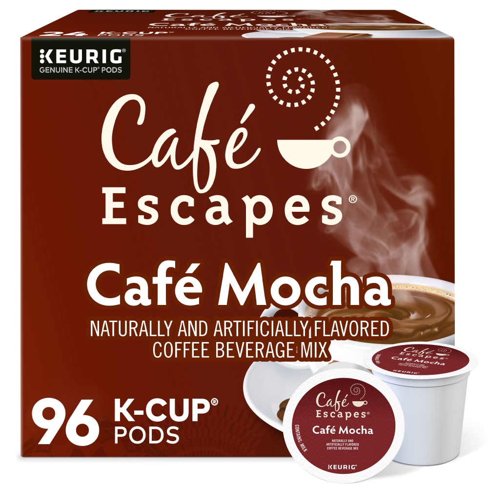 Café Escapes Café Mocha Keurig Single-Serve K-Cup Pods,