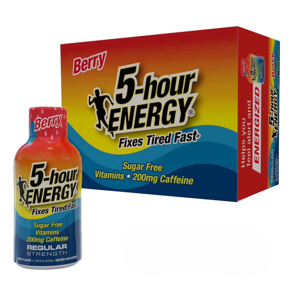 5-Hour Energy® Original Energy Drink, Berry, 2 Oz,