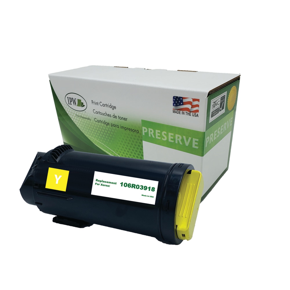 IPW Preserve Remanufactured Yellow Extra-High Yield Toner