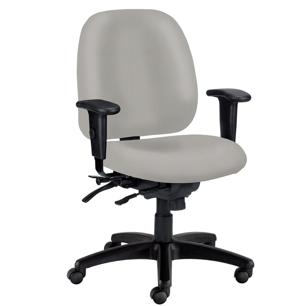 WorkPro® 4X4 498SL Ergonomic Antimicrobial Vinyl Low-Back