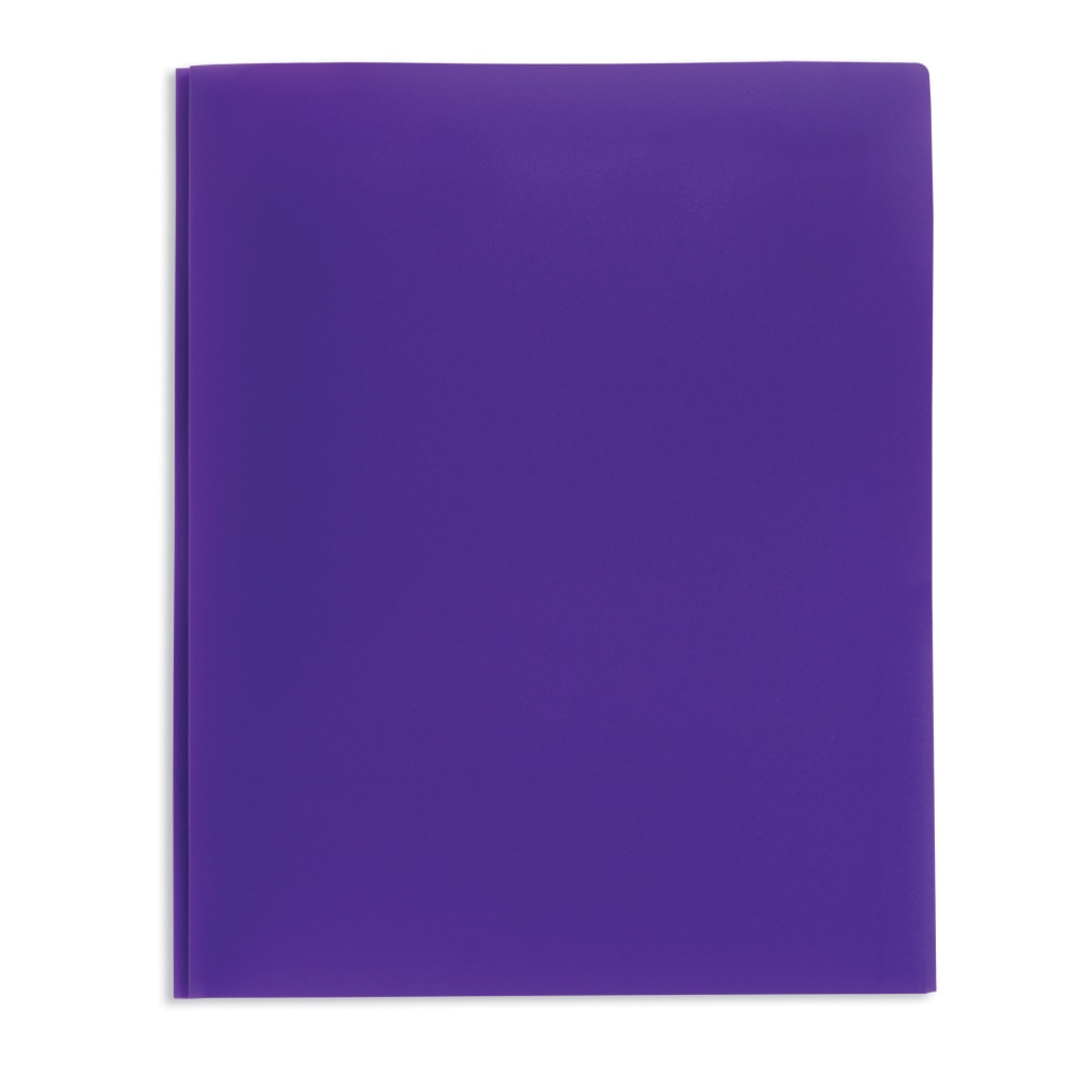 Office Depot® Brand 2-Pocket School-Grade Poly Folder with