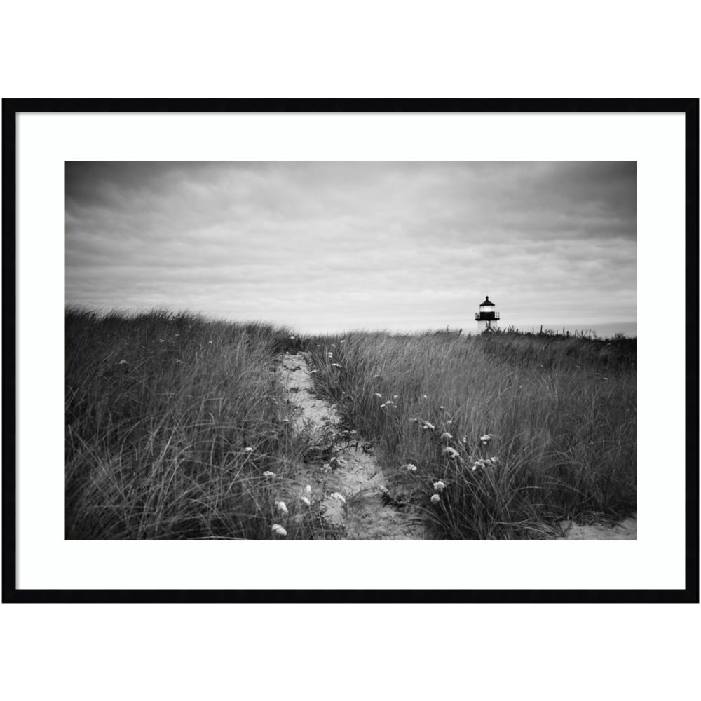 Amanti Art Nantucket Lighthouse by Aledanda Wood Framed