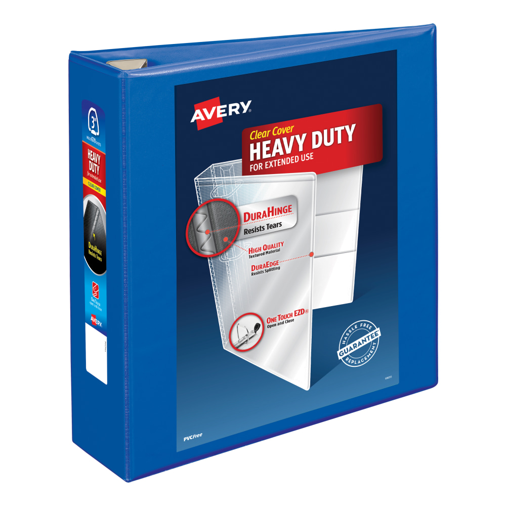 Avery® Heavy-Duty View 3-Ring Binder With Locking One-Touch