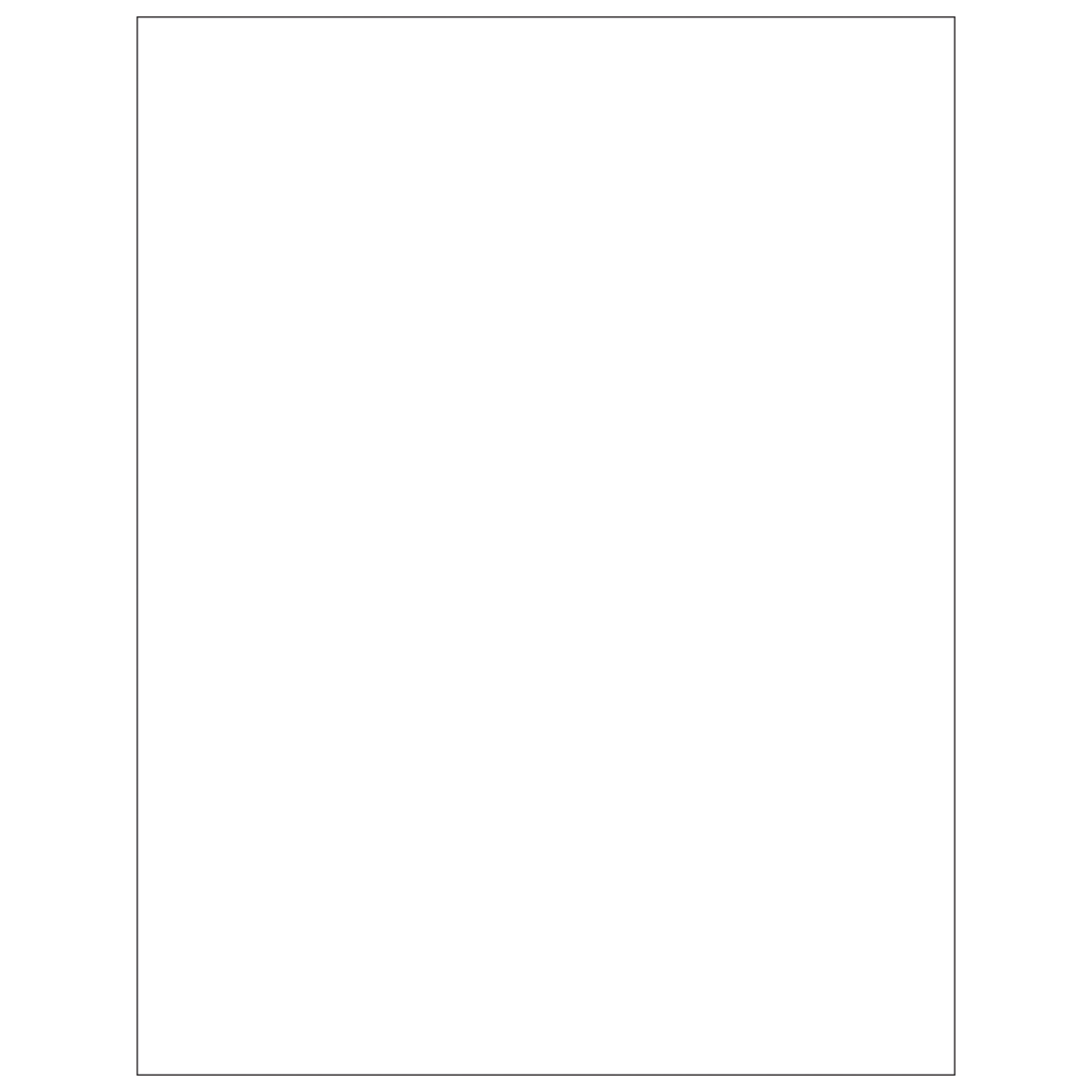 Tape Logic® Inkjet/Laser Labels, LL136, Rectangle, 8 1/2"