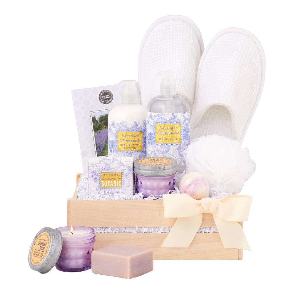 Hickory Farms - Lavender Spa Gift Basket -