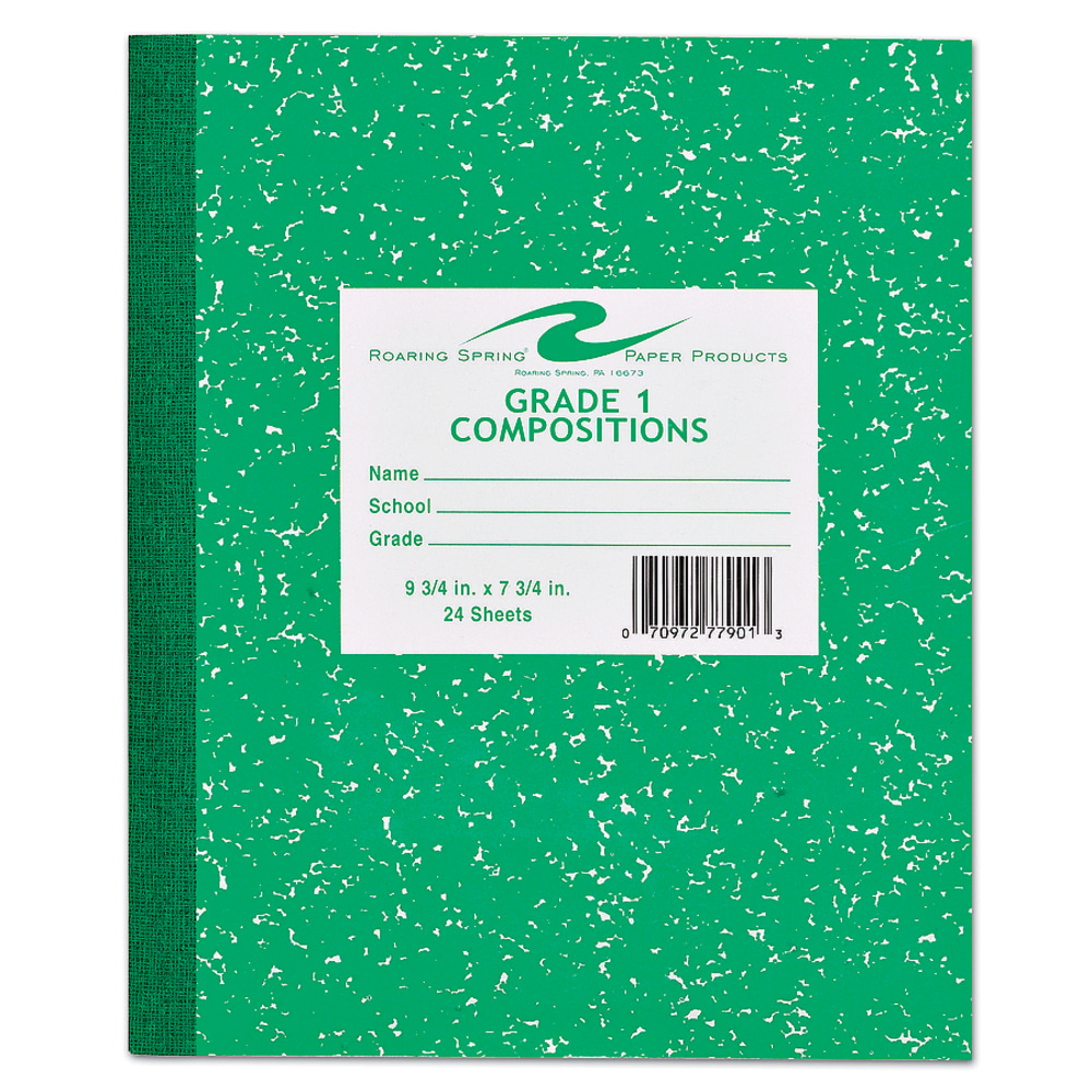 Roaring Spring Grade School Writing Composition Book, Grade