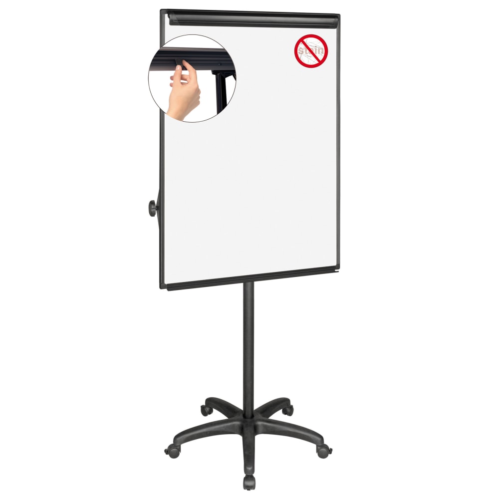 MasterVision® Easy Clean™ Mobile Non-Magnetic Dry-Erase