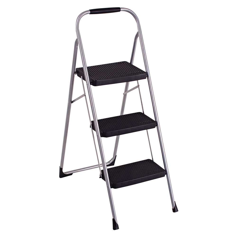 Cosco Ultra-Thin 3-Step Ladder, 200 Lb Capacity, 52