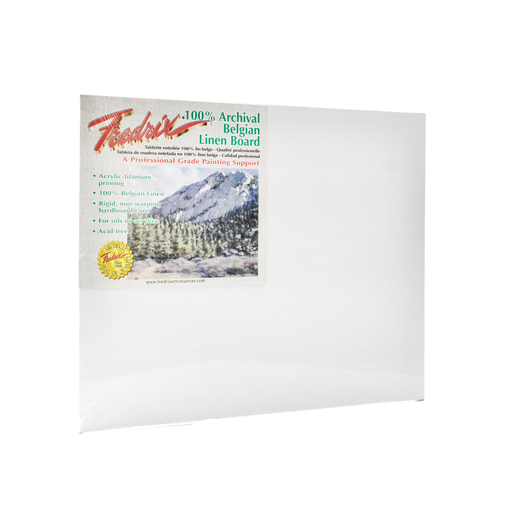 Fredrix Archival Linen Canvas Board, 11" x 14",