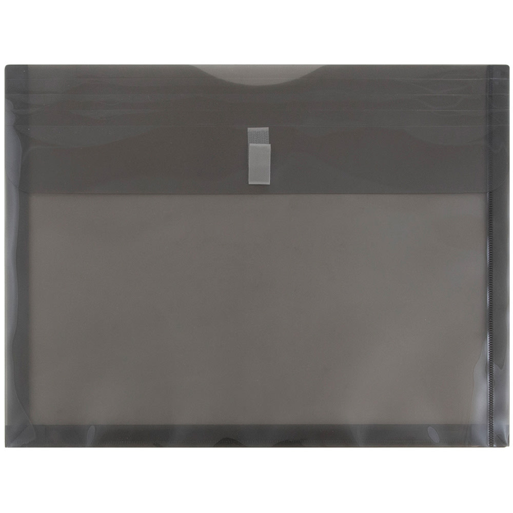 JAM Paper® Plastic Booklet Expansion Envelopes, Letter-Size, 9