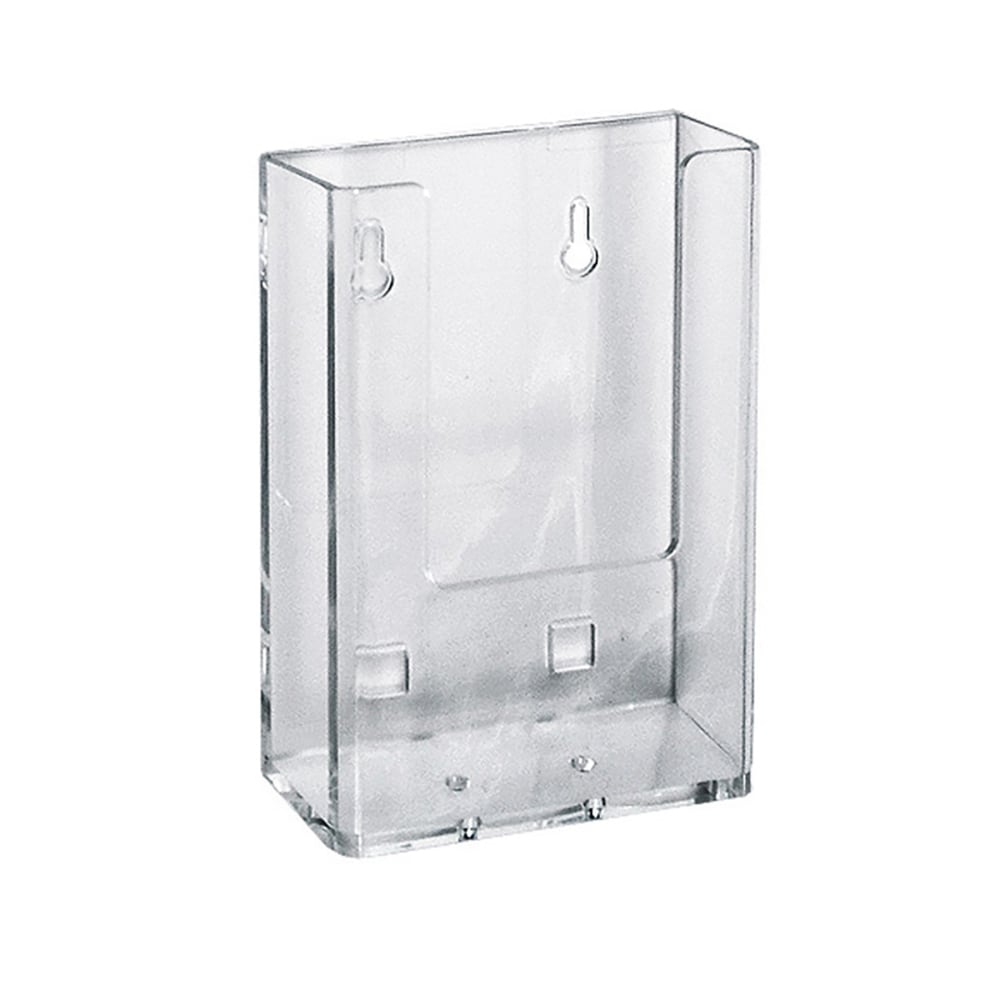 Azar Displays Wall-Mount Brochure Holders, Trifold, 1 Pocket,