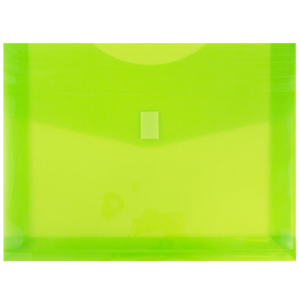 JAM Paper® Plastic Booklet Expansion Envelopes, Letter-Size, 9