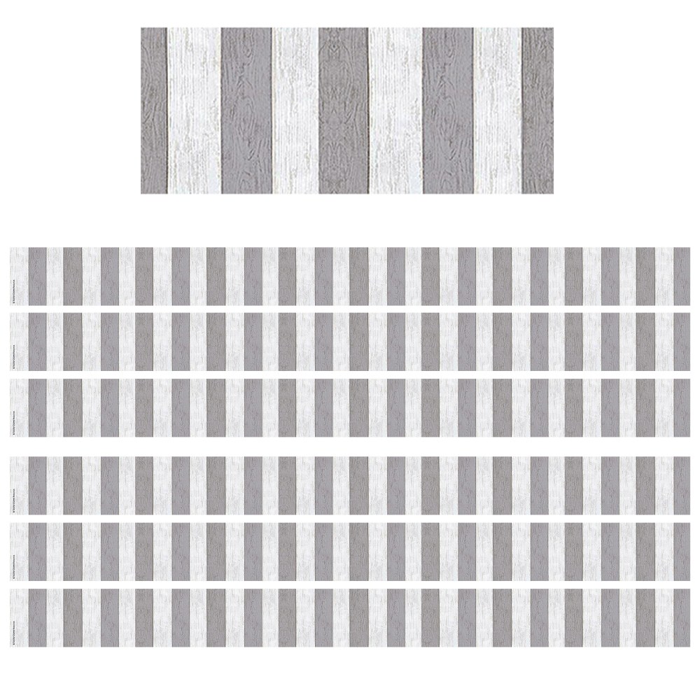 Teacher Created Resources® Border Trim, Modern Farmhouse Gray