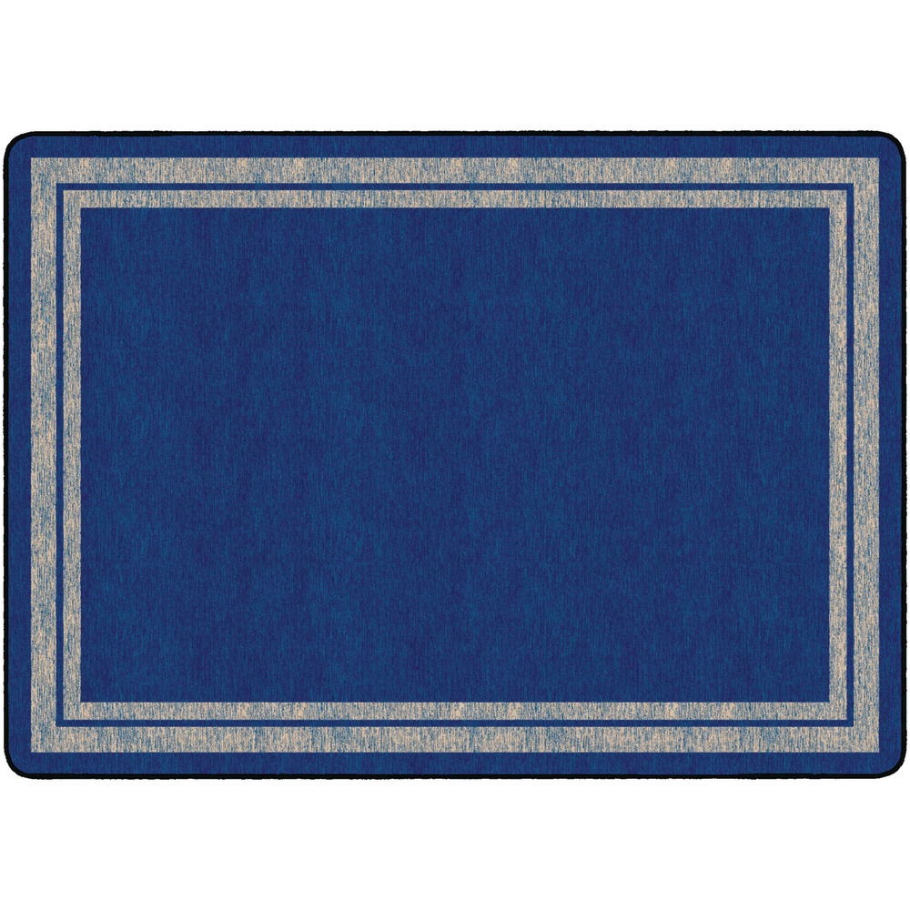 Flagship Carpets Double-Border Rug, Rectangle, 6&#x27; x 8&#x27;