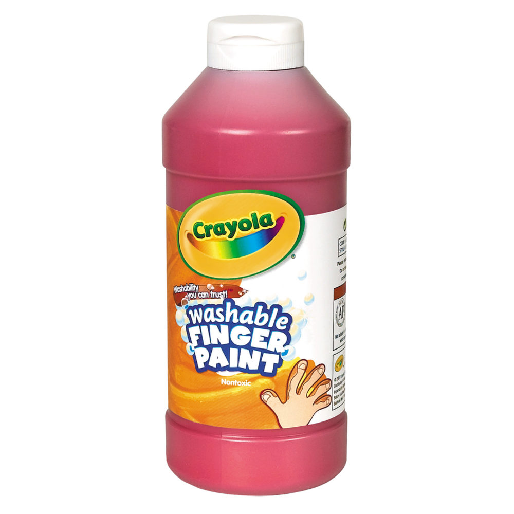 Crayola® Washable Finger Paint, 16 Oz., Red
