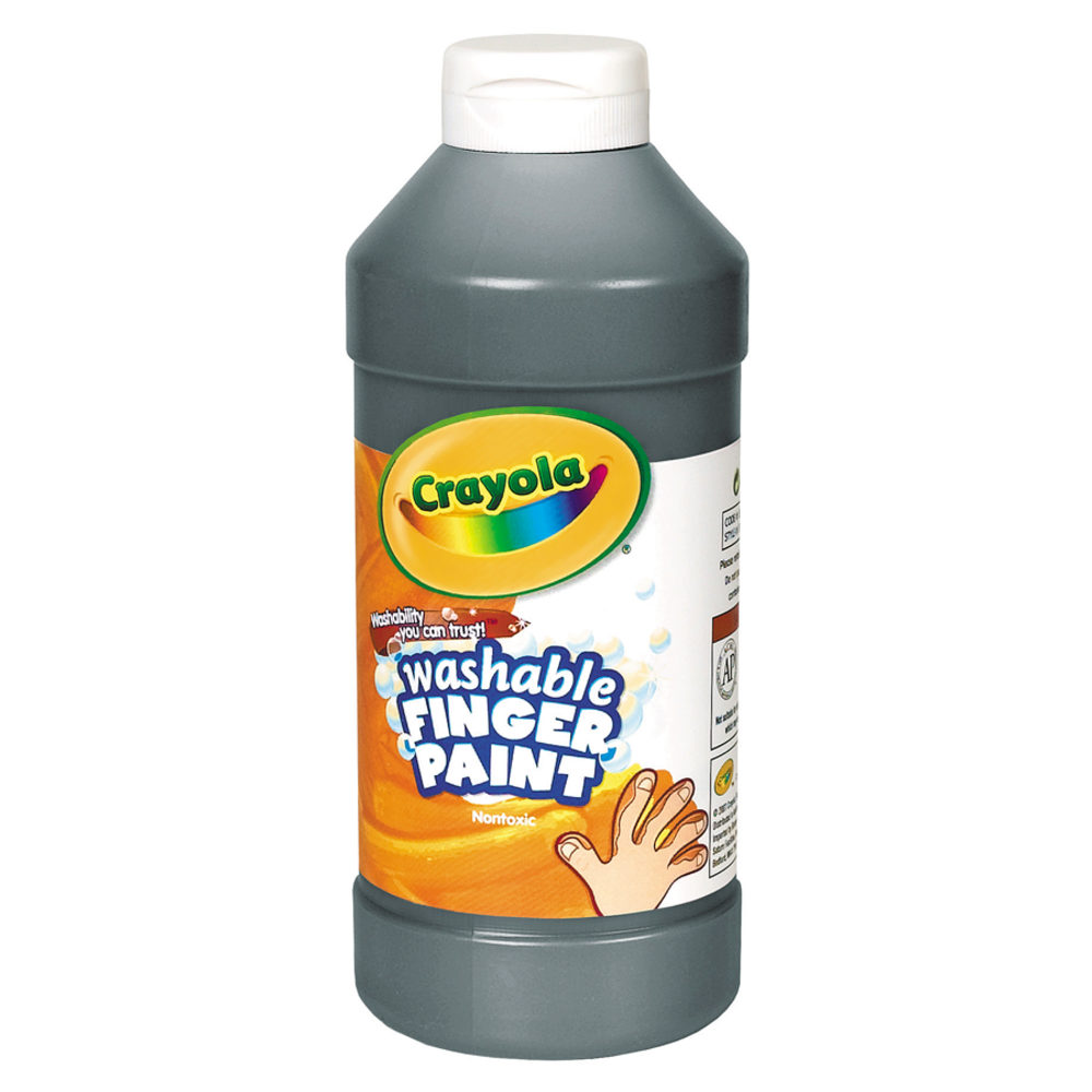 Crayola® Washable Finger Paint, 16 Oz., Black