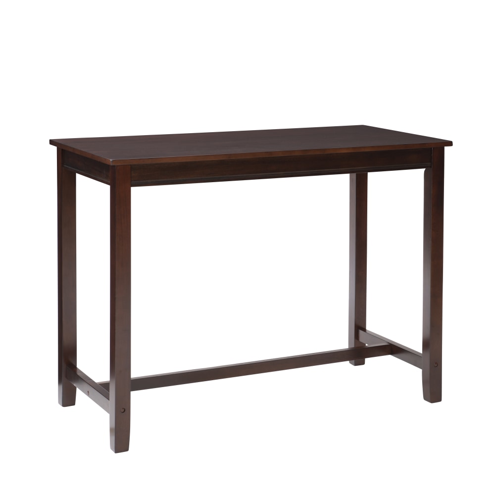 Linon Walker Bar Pub Table, 42"H x 47-1/4"W