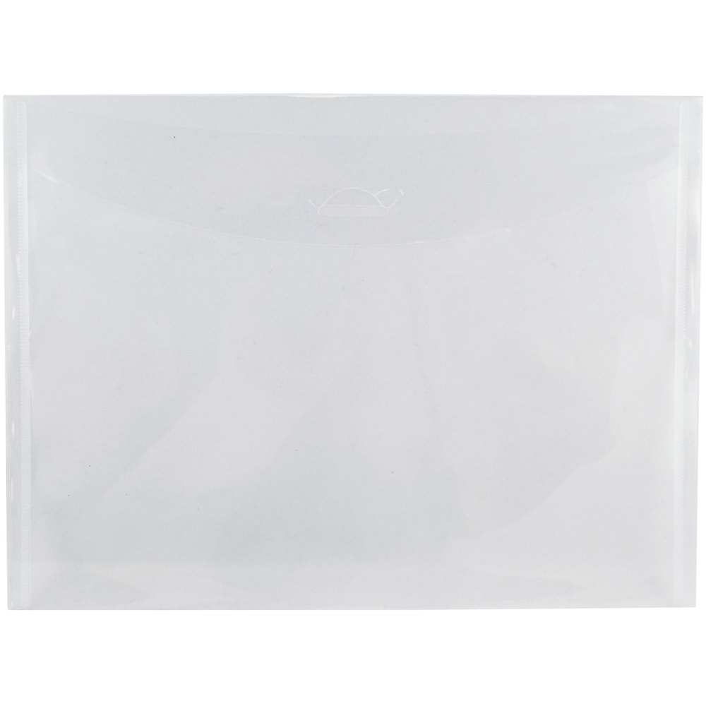 JAM Paper® Plastic Envelopes, Letter-Size, 8 7/8" x