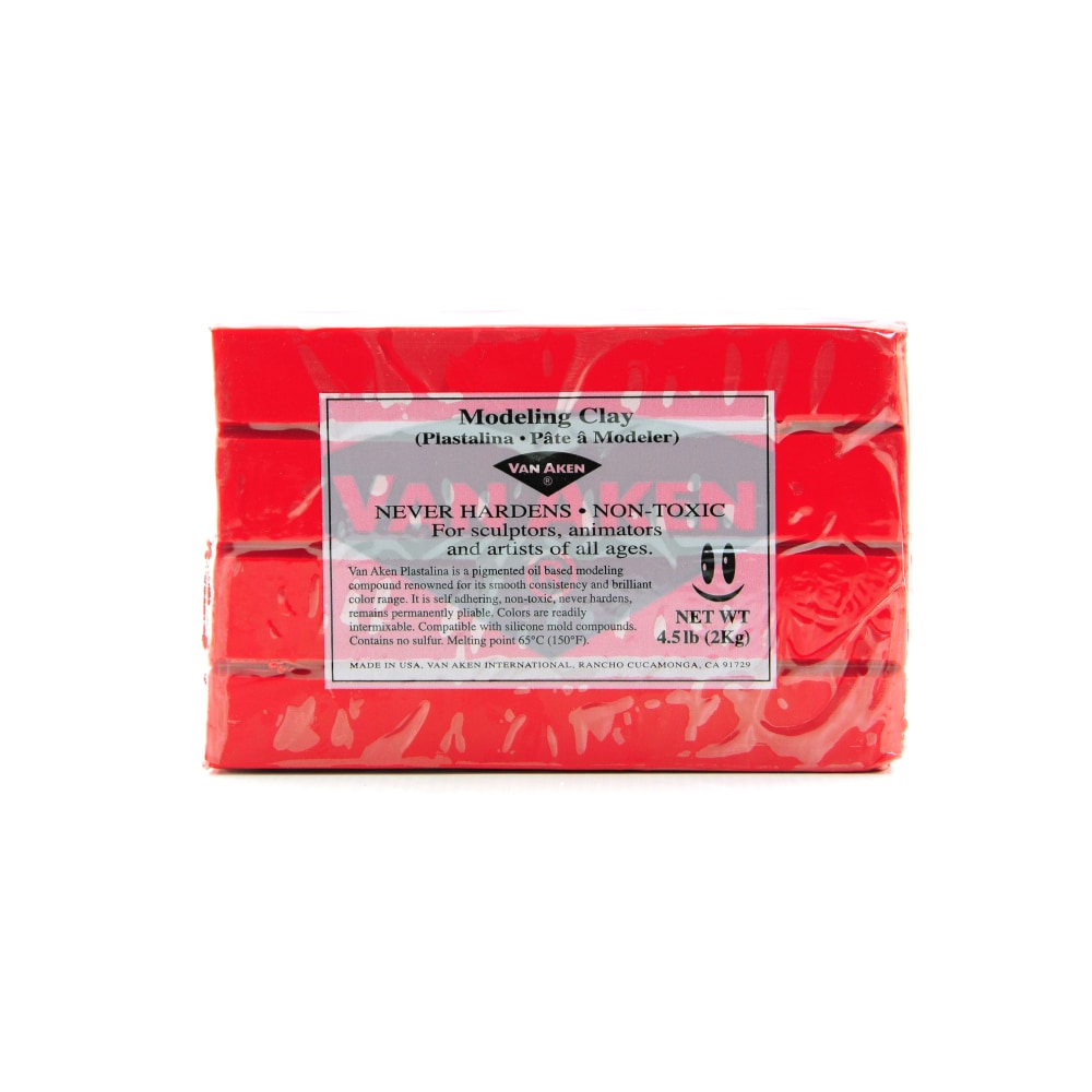 Van Aken Plastalina Modeling Clay, 4 1/2 Lb,