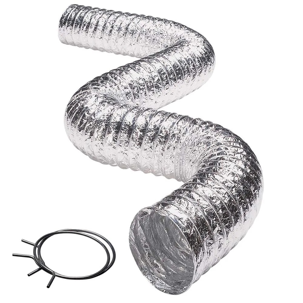 Deflecto® Super-Flex® 4” Multilayered Flexible Aluminum Duct For