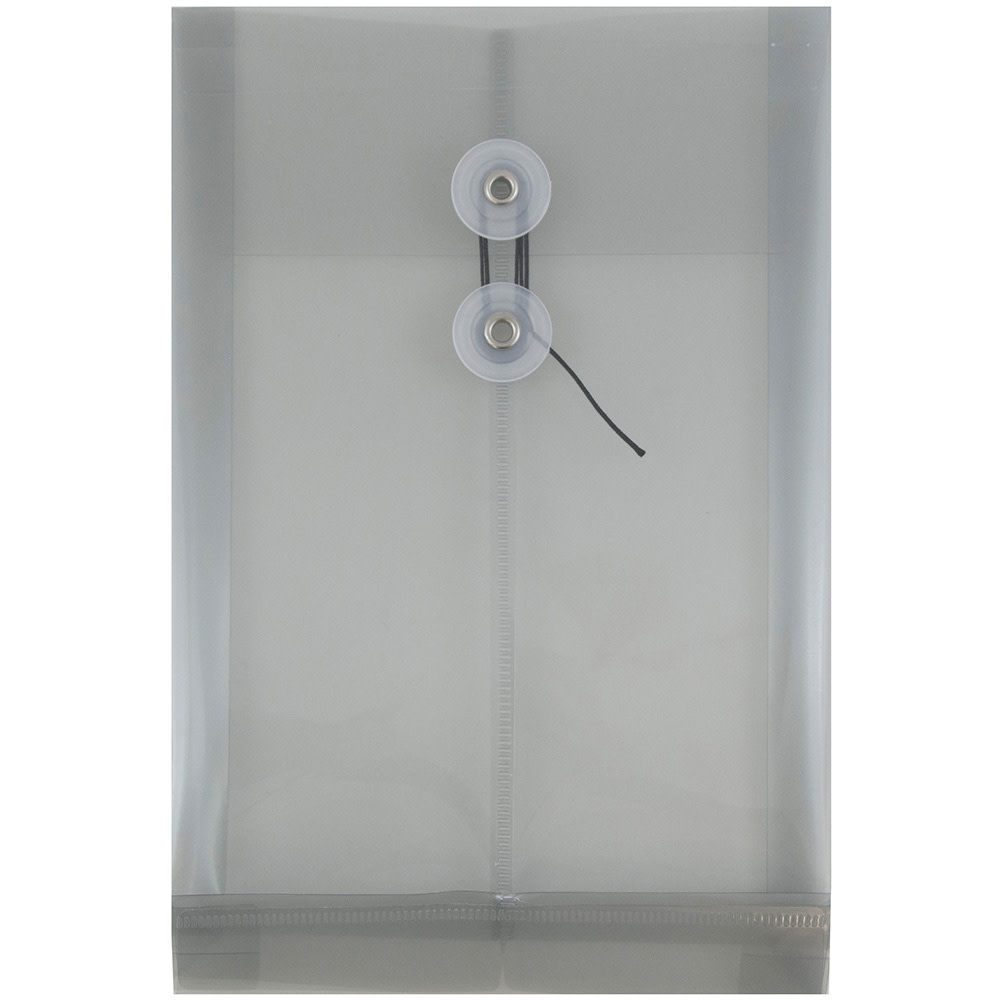 JAM Paper® Open-End Plastic Envelopes, 6 1/4" x