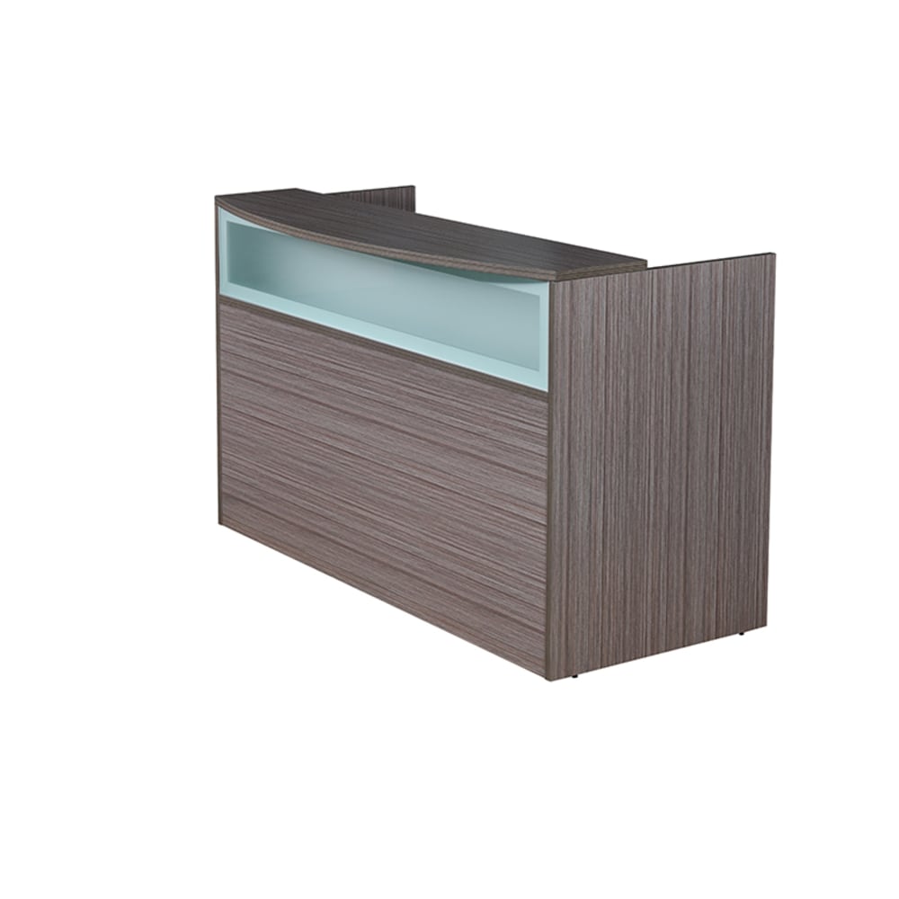Boss Office Products 71"W Plexiglass Reception Desk,
