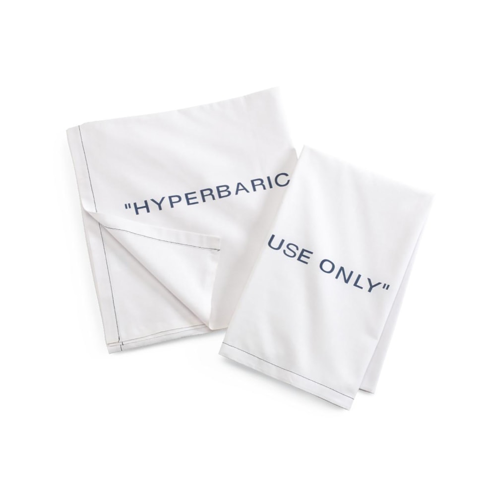 Medline Hyperbaric Flat Sheets And Pillowcases, 66" x