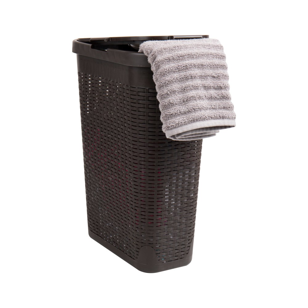 Mind Reader 40L Slim Laundry Hamper Clothes Basket