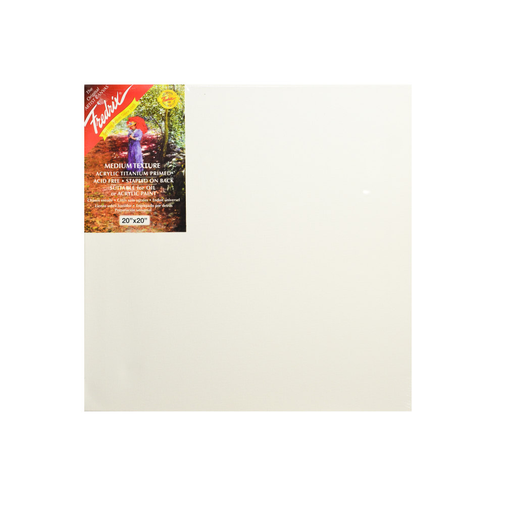 Fredrix Red Label Stretched Cotton Canvas, 20" x