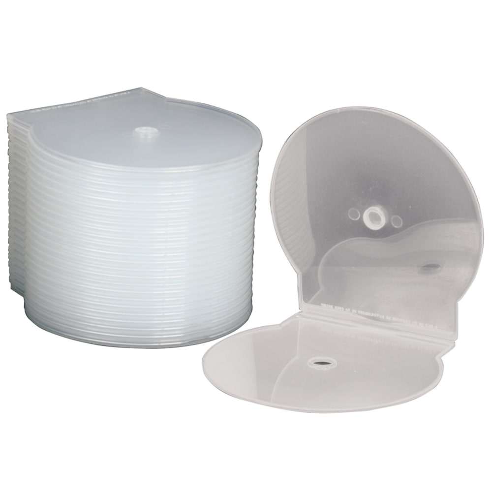 SKILCRAFT C-Shell CD Storage Cases, Clear, Box Of