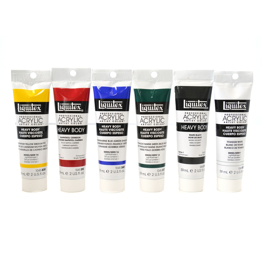 Liquitex Classic Heavy Body Studio Acrylic Color Set,