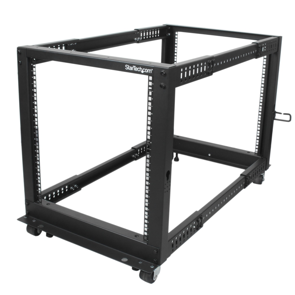 StarTech.com 12U Adjustable Depth Open Frame 4 Post