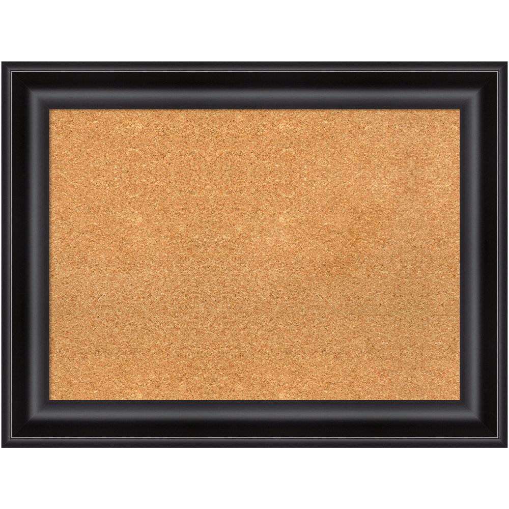 Amanti Art Rectangular Non-Magnetic Cork Bulletin Board, Natural,