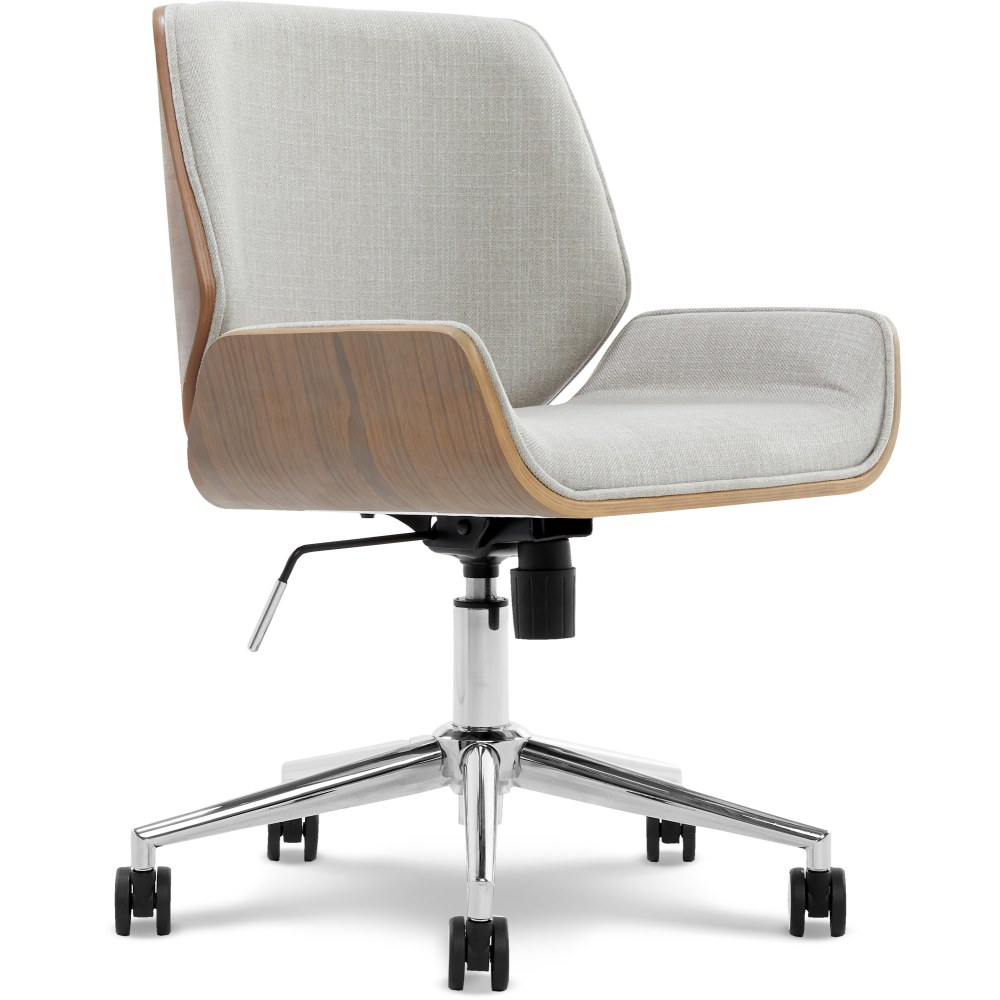 Elle Décor Ophelia Bentwood Fabric Mid-Back Task Chair,