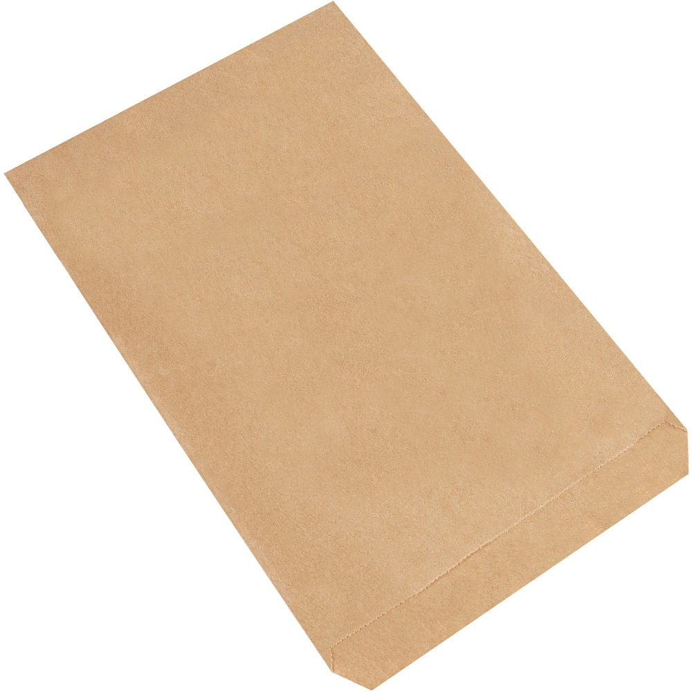 Partners Brand Flat Merchandise Bags, 7 1/2"W x