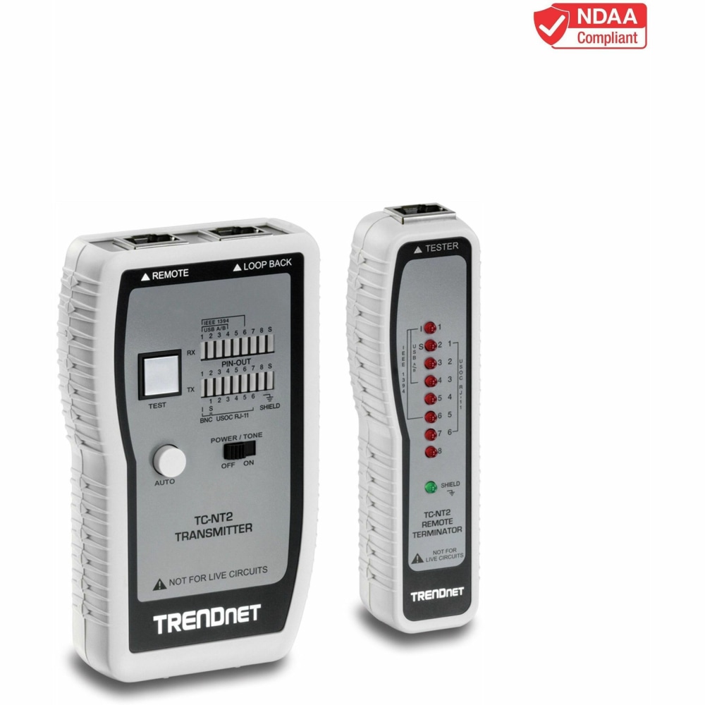 TRENDnet Network Cable Tester, Tests Ethernet, USB And